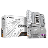 Placa AMD  GIGABYTE Placa base X870 A ELITE WF7 ICE - Compatible con CPUs AMD Ryzen 9000, VRM digital de 16+2+2 fases, hasta 8000MHz DDR5 (OC), 4