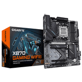 Placa AMD  GIGABYTE X870 GAMING WIFI6 Placa Base - Compatible con CPUs AMD Ryzen 9000, VRM de 8+2+2 fases, hasta 8000MHz DDR5 (OC), 1x PCIe 5.0 +