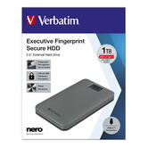 FINGERPRINT HDD USBA/USB-C 1TB GREY