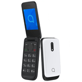 TELEFONO MOVIL LIBRE ALCATEL 2057D PANTALLA 2.4"/DUAL SIM/CON TAPA/BLANCO