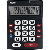 CALCULADORA 12 DIGITOS TECLAS GRANDES MILAN 151712BL