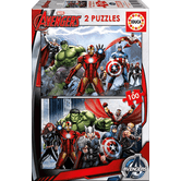 PUZZLE 2x100 AVENGERS DE 6-8 ANOS EDUCA BORRAS 15771