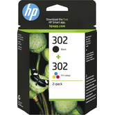 PACK COMBO CARTUCHOS HP 302 NEGRO + TRICOLOR