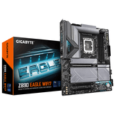 Placa Intel  GIGABYTE Placa base Z890 EAGLE WIFI7 - Compatible con procesadores Intel Core Ultra (Serie 2), 14+1+2 fases VRM, hasta 8800MHz DDR5