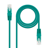 Latiguillo RJ45 Categoría 6 UTP Verde  3 Metros