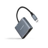 Nanocable Converosr USB-C a 2xHDMI/USB2.0/PD