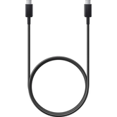 CABLE 1.8M 5A BLACK USB-C-USB-C