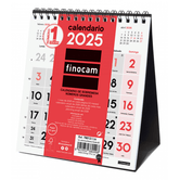 CALENDARIO 2025 SOBREMESA NEUTRO NUMEROS GRANDES XS 140X150MM FINOCAM 780120025