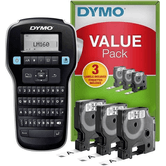 ROTULADORA LABERMANAGER 160 + 3 CINTAS D1 12MM NEGRO/BLANCO VALUE PACK DYMO 2142267