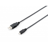 CABLE USB 2.0 TIPO A - MICRO B  1M