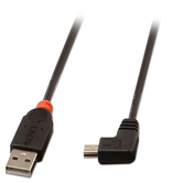 USB2.0 A/MINI-B 90 DEGREE 1M