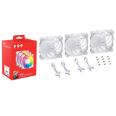 VENTILADOR CAJA XPG VENTO 120MM BLANCO RGB X3