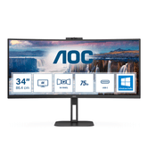 AOC CU34V5CW/BK 34" LED VA Wide Quad HD HDMI Altavoces