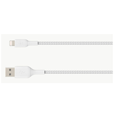 Lightning to USB-A Cable Braided 1M Whit