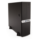 COOLBOX  COOLBOX CAJA MATX SLIM T450S USB3.2 GEN1 FTE.300TBZ 300W 80+BRONZE  Negro Incluye Fuente