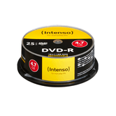 DVD-R 4,7 GB VELOCIDAD 16X CAJA 25U
