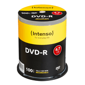 DVD-R 4,7 GB VELOCIDAD 16X  100U