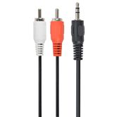 CABLE AUDIO GEMBIRD CONECTOR 3,5MM A RCA 5M