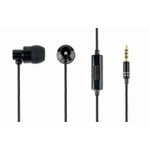 AURICULARES METAÂLICOS GEMBIRD  CON MICROFONO, "PARIS", NEGROS