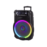 ALTAVOZ KARAOKE TREVI XF 1600 KB 200W AMPLIF+AW+TROLLEY+MIC WIRELESS INCLUIDO