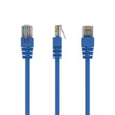 Cable CAT5E UTP moldeado 5m Azul