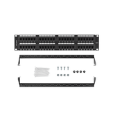 PATCH PANEL LANBERG 48 PUERTOS 2U 19â? CAT.6 NEGRO