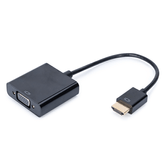 HDMI A TO VGA CONVERTER TYP A TO VGA(D-SUB) 3.5MM AUD IO