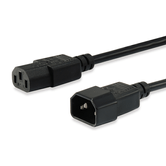 CABLE ALARGO ALIMENTACION IEC MACHO - HEMBRA  EQUIP 1,8M  112100