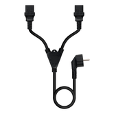 CABLE ALIMENTACION NANO CABLE CEE7/M - 2XC13/H 1,8M