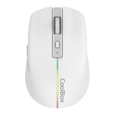 RATON COOLBOX W01 1.600DPI INALAMBRICO BLANCO