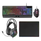 MARS GAMING TECLADO+RATON+ALFOMBRILLA+AURICULAR