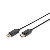 DISPLAYPORT CONNECTION CABLE  DP M/M  2.0M  W/INTERLOCK  DP  ULTRA HD 4K, BL
