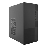COOLBOX  CoolBox COO-PCM440-1 Caja MicroATX M440 con fuente alimentación BASIC500GR 500W SGCC 0.8mm  Negro Incluye Fuente
