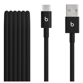 Beats USB-A to USB-C Woven Cables (1.5 m) - Bolt Black (2-Pack)