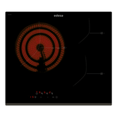VITROCERAMICA INDEPENDIENTE RADIANTES EDESA EVT-6328 B /A 3 ZONAS COCCION ANCHO 60 CM