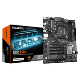 GIGABYTE AMD  B550 EAGLE Placa base - Procesadores AMD Ryzen serie 5000 G, VRM de 10+3+1 fases, hasta 3200 MHz DDR4, 1xPCIe 4.0 + 1xPCIe 3.0 M.2, LAN