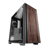 CAJA ATX SEMITORRE MARS GAMING MCWOODC FRONTAL MADERA CRISTAL TEMPLADO 2x3.5 3x2.5 GPU 365mm