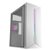 CAJA ATX SEMITORRE GAMING MARS GAMING MCBLAZE CRISTAL TEMPLADO GPU 300mm 1x3.5 3x2.5 BLANCO