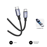 CABLE SUBBLIM PLUS 10W C-C 1M BLACK