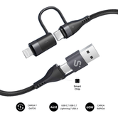 CABLE SUBBLIM TOP 4 IN 1 60W CCLA 1.2M