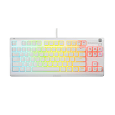 TECLADO STEELSERIES APEX 3 TKL (USA) BLANCO (64819)