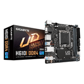 GIGABYTE Intel  H610I DDR4 Placa base - Compatible con procesadores Intel Core 14th CPUs, 4+1+1 Hybrid Digital VRM, up to 3200MHz DDR4, 1xPCIe 3.0 M.2