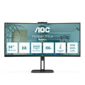 AOC CU34V5CW 34" LED VA Wide Quad HD HDMI Altavoces