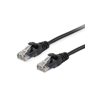 LATIGUILLO U/UTP CAT.6 LIBRE HALOGENOS 1.5M COLOR NEGRO EQUIP 625494