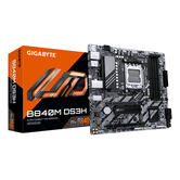 GIGABYTE AMD  B840M DS3H Placa base - Procesadores AMD Ryzen 9000, VRM de 8+2+2 fases, hasta 8200 MHz DDR5, 2xPCIe 4.0 M.2, LAN 2.5GbE, USB 3.2 Gen 1