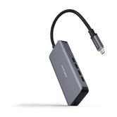 Nanocable HUB USB-C/M a 3xUSB-C/H ALUMINIO 10 cm