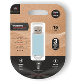 TECH ONE TECH Basic Pendrive 16Gb USB 2.0 Blue
