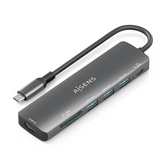 USB-C DOCK AISENS 7 EN 1 USB-C A HDMI 3XUSB-A USB-C PD 100W SD MICRO SD