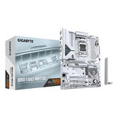 Placa AMD  GIGABYTE B850 EAGLE WIFI7 ICE Placa base - Procesadores AMD Ryzen serie 9000, VRM digital de 8+2+2 fases, hasta 8200 MHz DDR5 (O.C.),