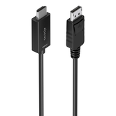 AISENS Cable conversor DisplayPort a HDMI 4K 60Hz  DP M HDMI M  Negro  2 0m